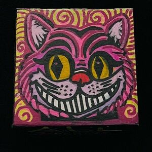 Cheshire Cat custom wooden jewelry box mini